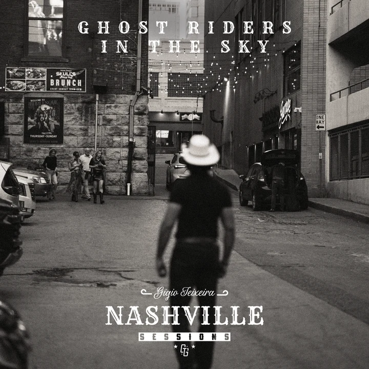 Capa oficial de GHOST RIDERS IN THE SKY, de Gigio Teixeira — Nashville Sessions